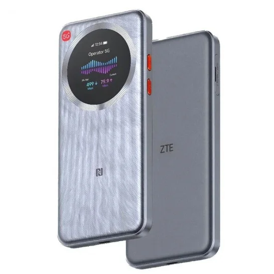 ZTE U30 Pro MU5358 5G Portable Router Wi-Fi 6 (Unlocked for All Networks) _ Silver